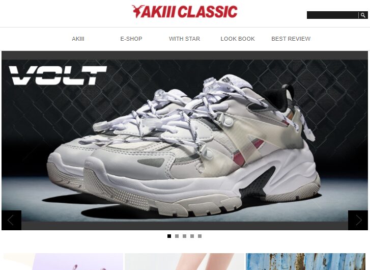 AKIII CLASSIC日本公式通販サイト トップページ